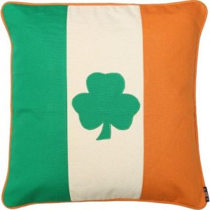 Medium Square Cushion - Irish Shamrock