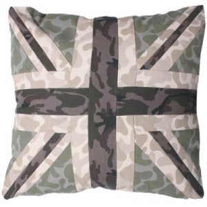 Camouflage Cushion Union Jack