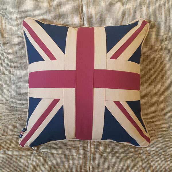 Medium Square Cushion USA UK Flag