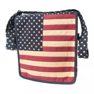 Messenger Laptop Bag - USA Stars & Stripes