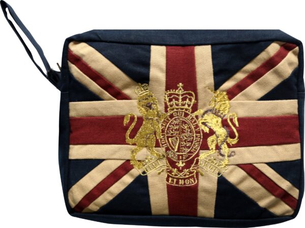 Royal Crest Wash Bag (9" x 7" x 4")